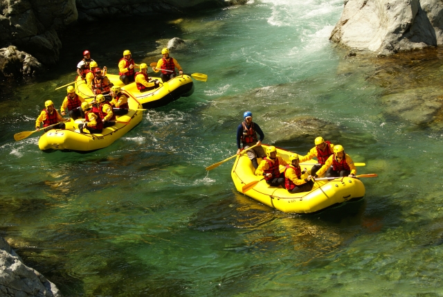 Descensos de rafting 